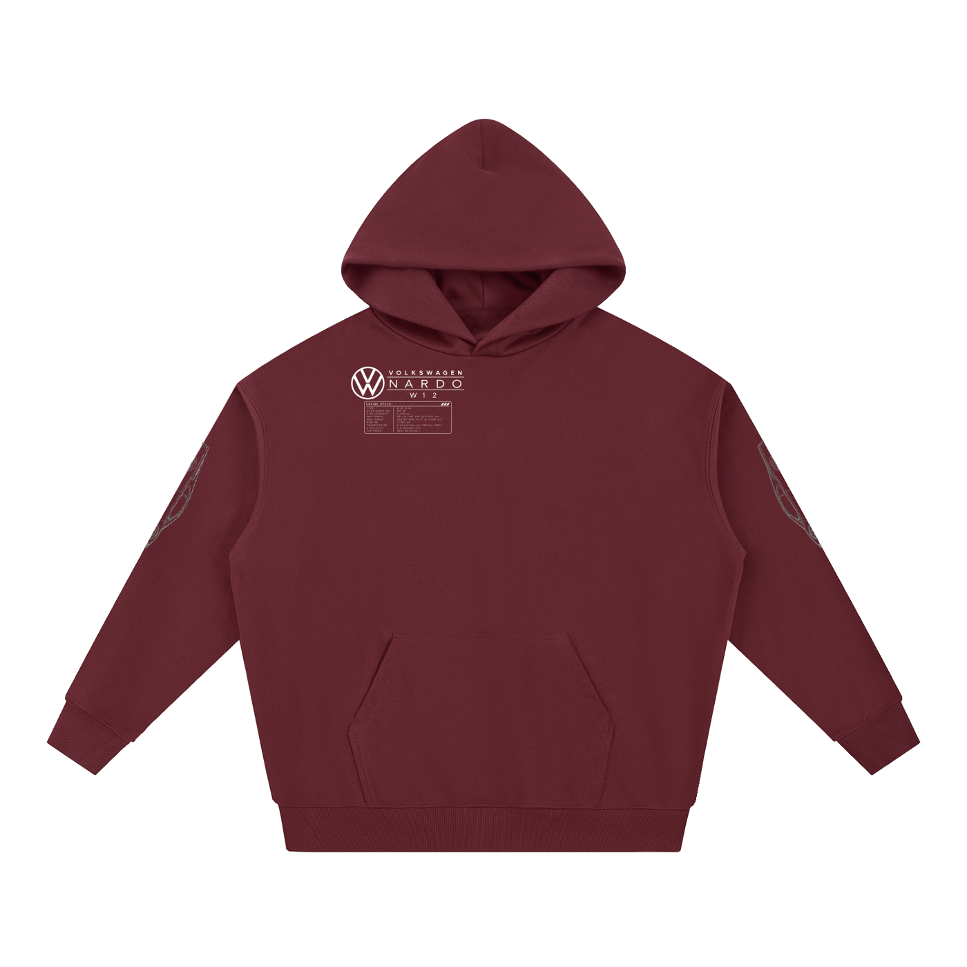 Volkswagen Nardo Blueprint Heavyweight Hoodie