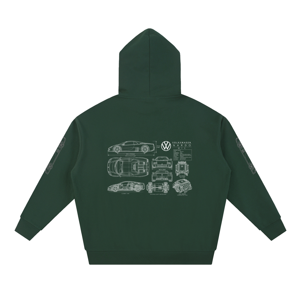 Volkswagen Nardo Blueprint Heavyweight Hoodie