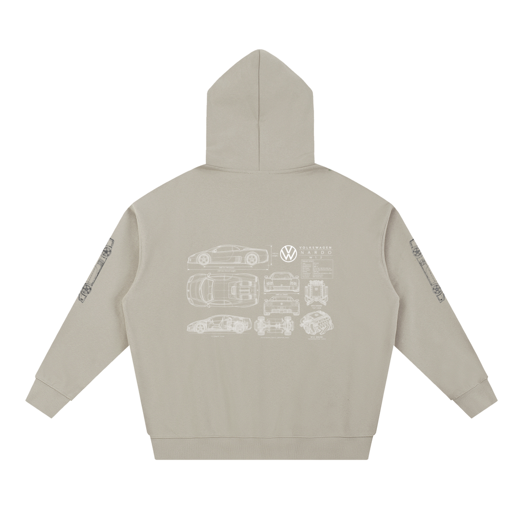 Volkswagen Nardo Blueprint Heavyweight Hoodie
