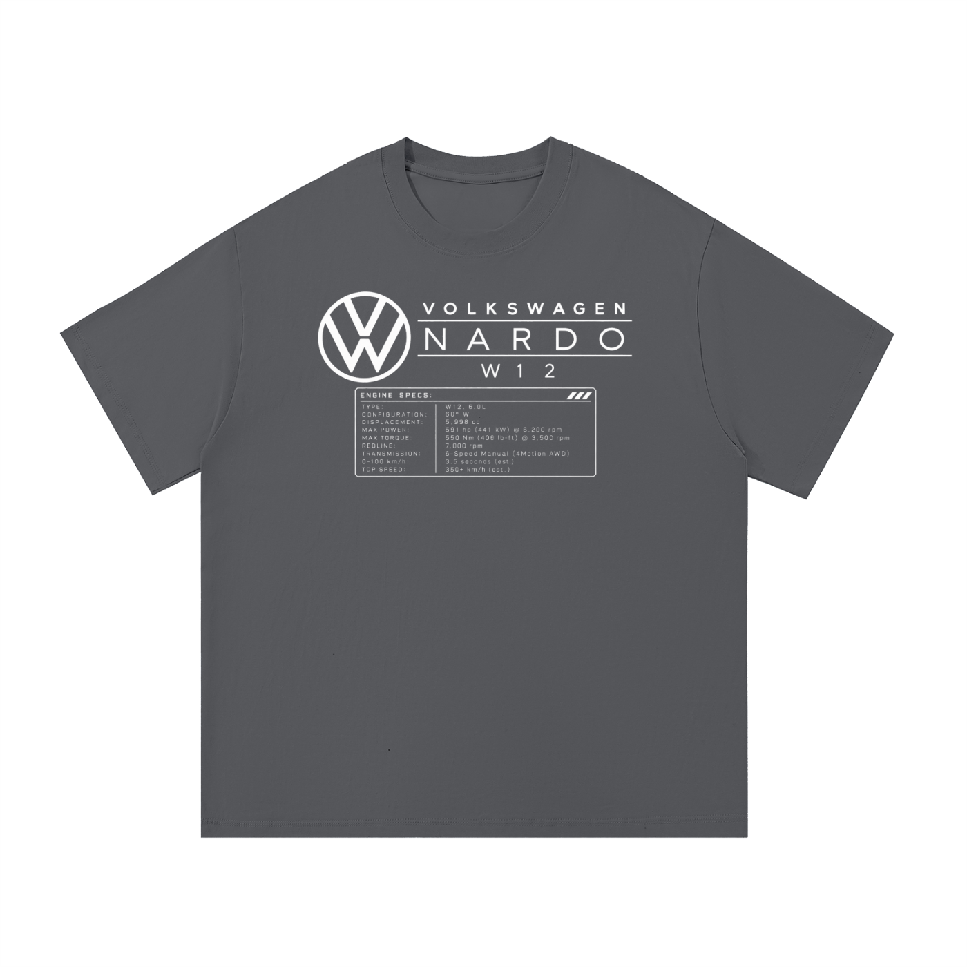 Volkswagen Nardo Blueprint Cotton T-Shirt