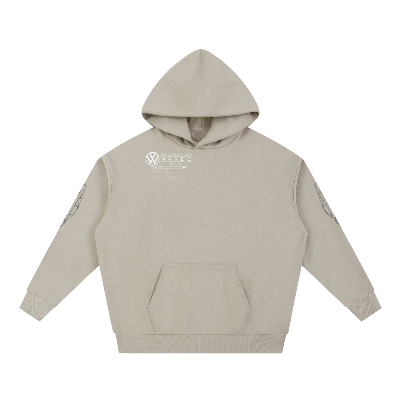 Volkswagen Nardo Blueprint Heavyweight Hoodie