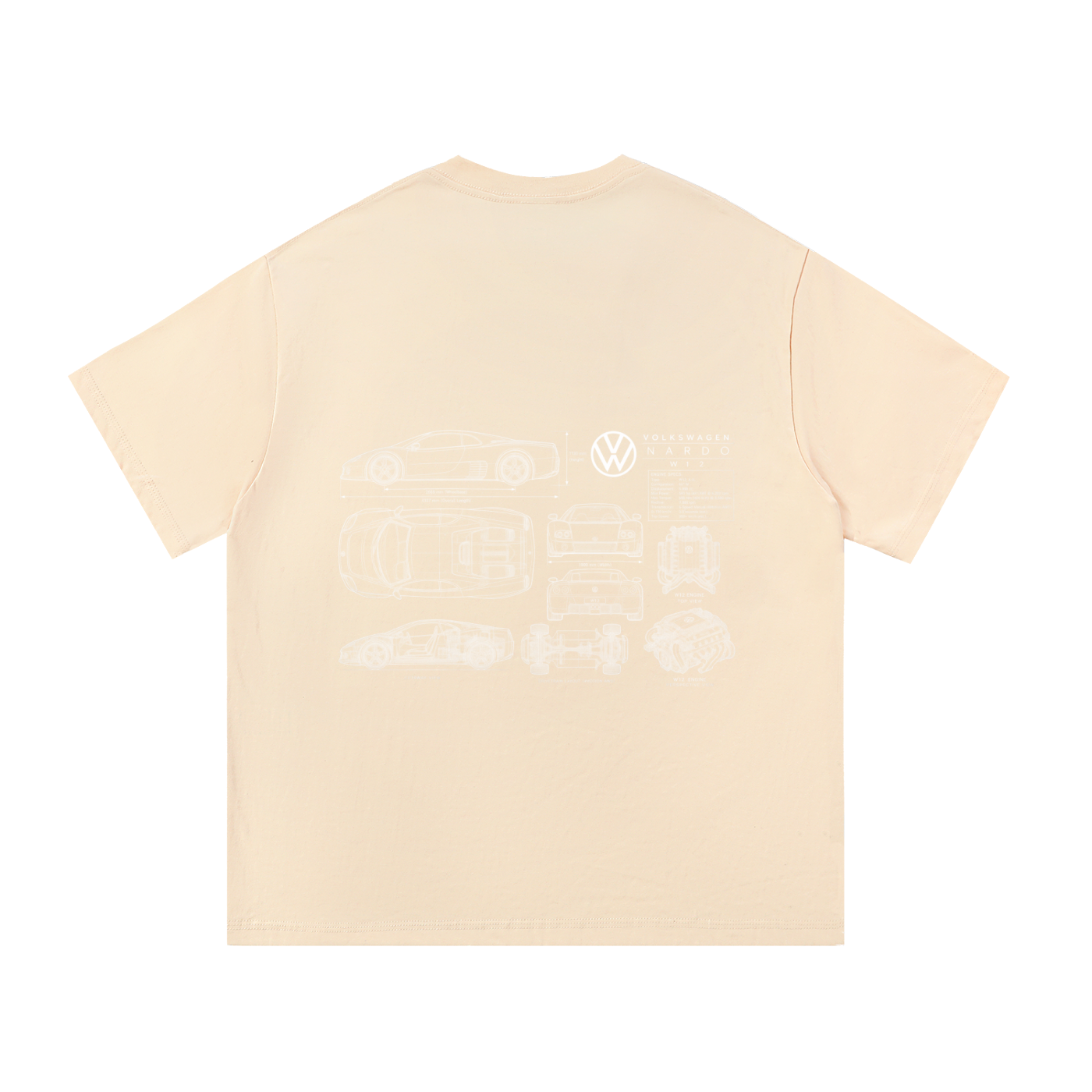 Volkswagen Nardo Blueprint Cotton T-Shirt