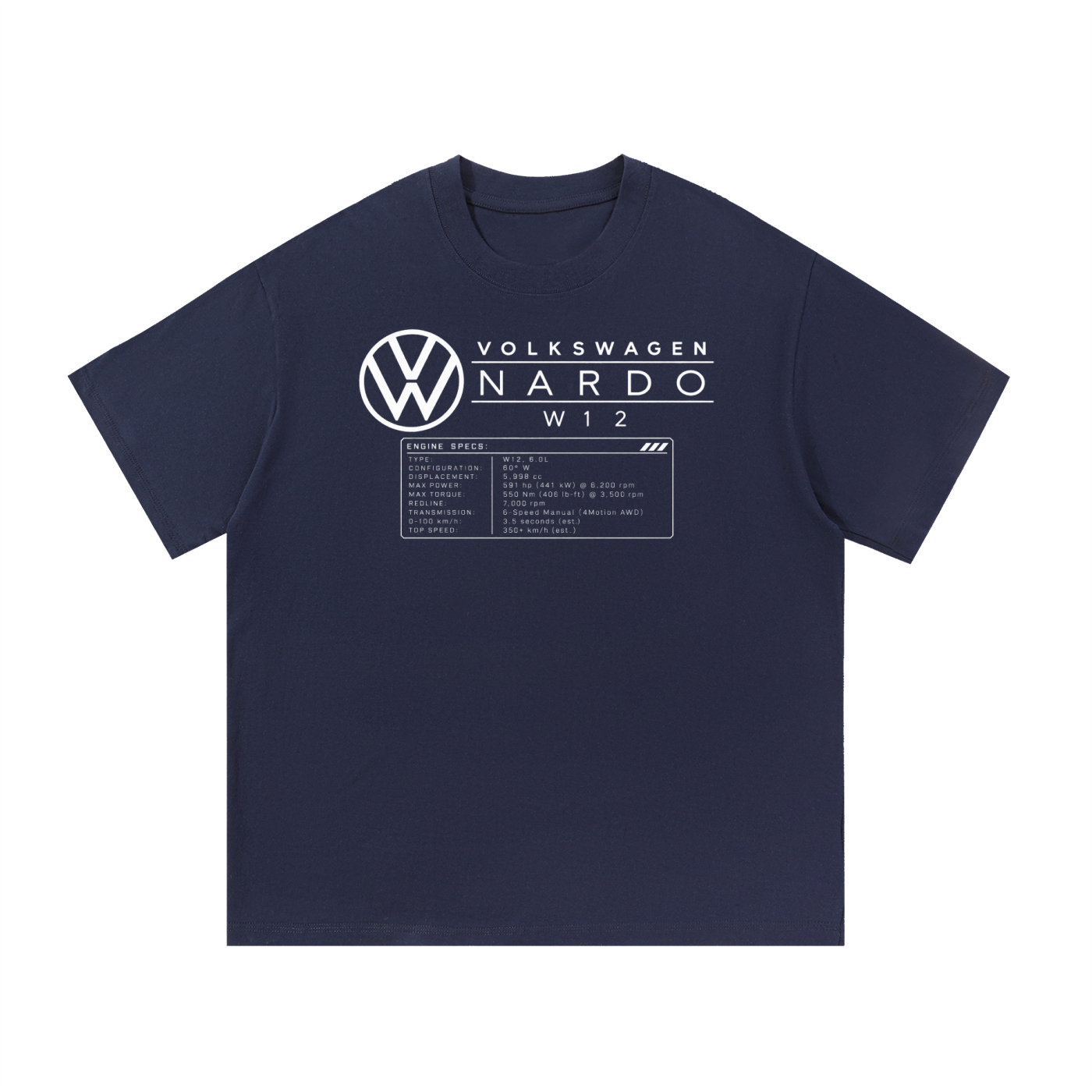 Volkswagen Nardo Blueprint Cotton T-Shirt