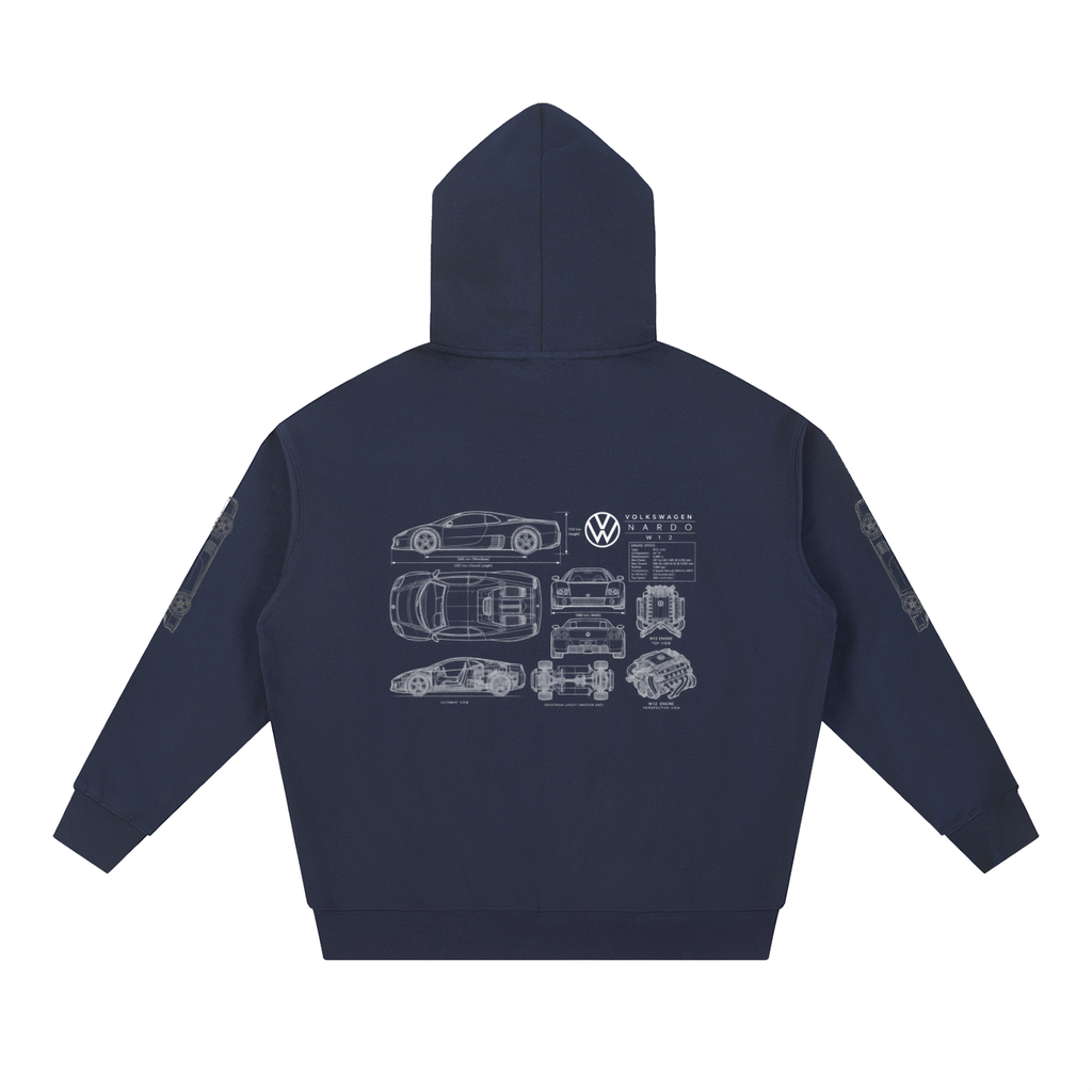 Volkswagen Nardo Blueprint Heavyweight Hoodie