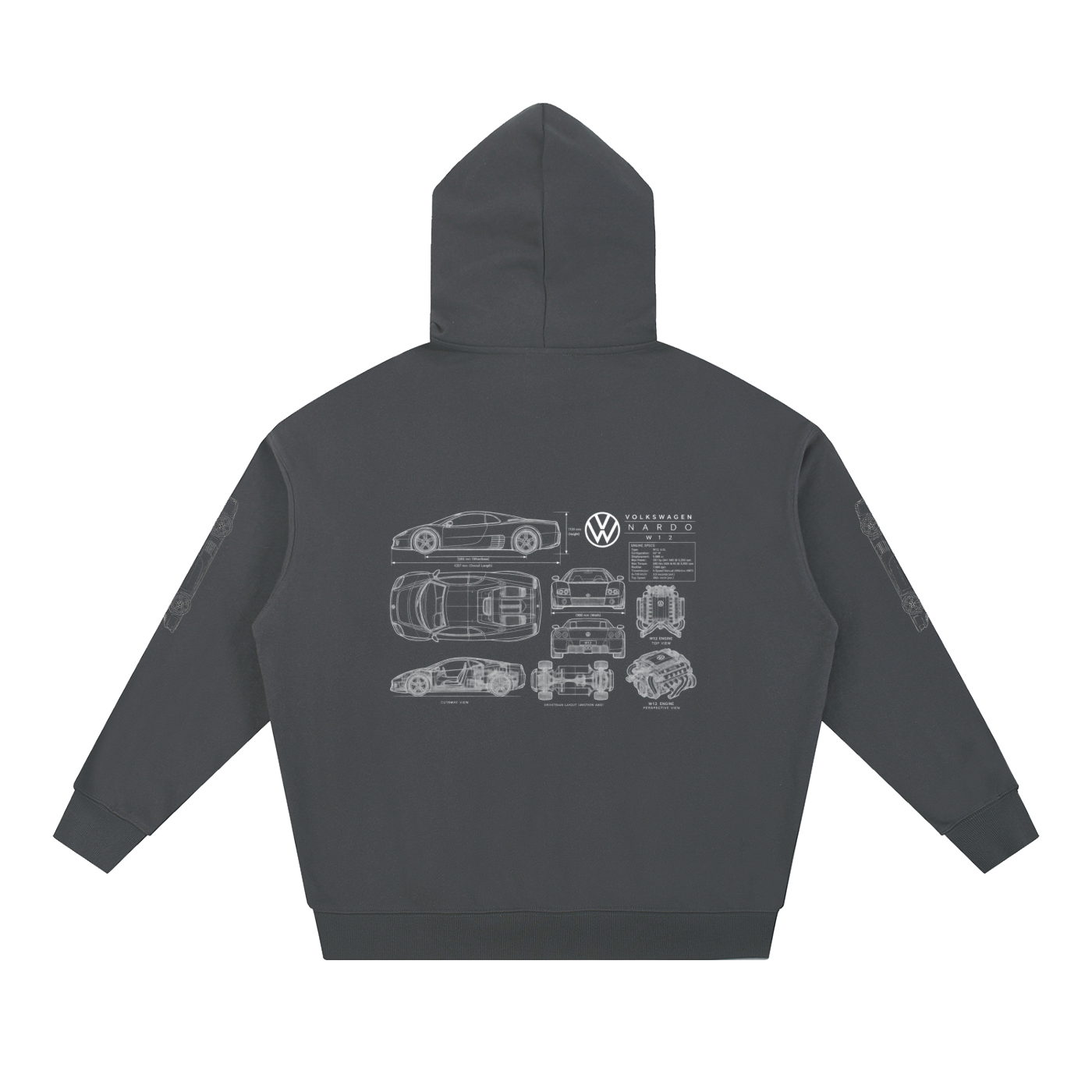 Volkswagen Nardo Blueprint Heavyweight Hoodie
