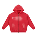 Volkswagen Nardo Blueprint Sunfade Two-way Zipper Boxy Fleece Hoodie
