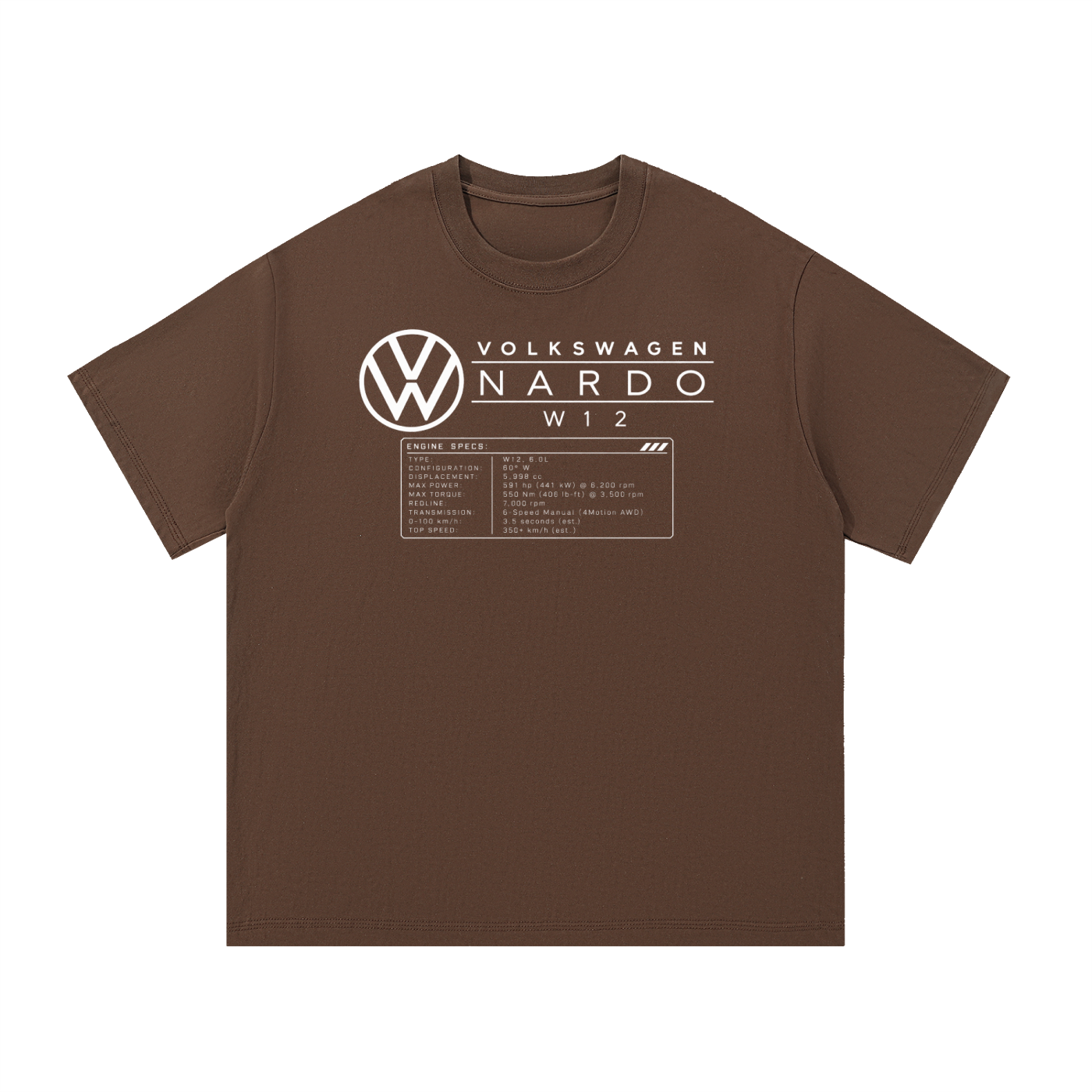 Volkswagen Nardo Blueprint Cotton T-Shirt