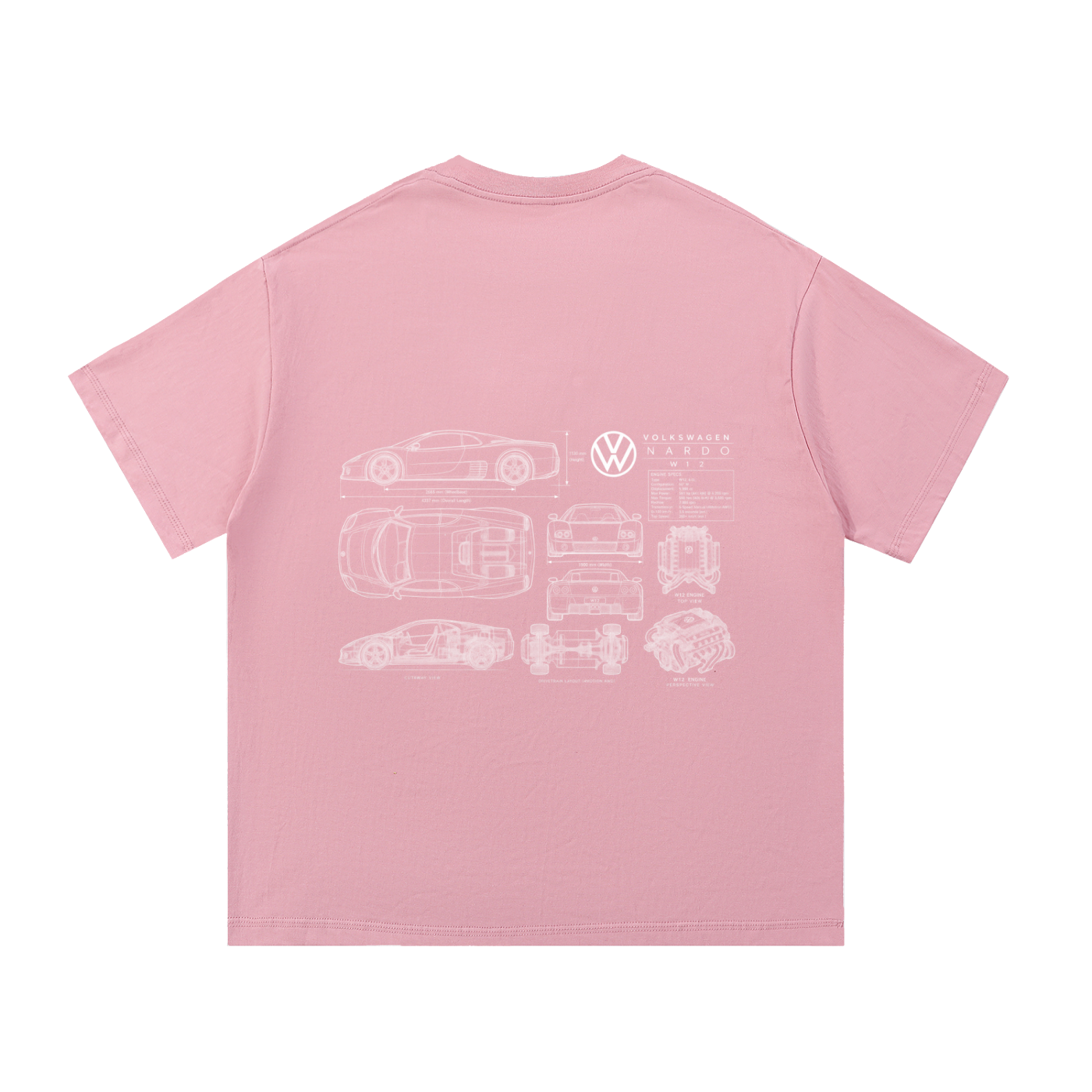Volkswagen Nardo Blueprint Cotton T-Shirt
