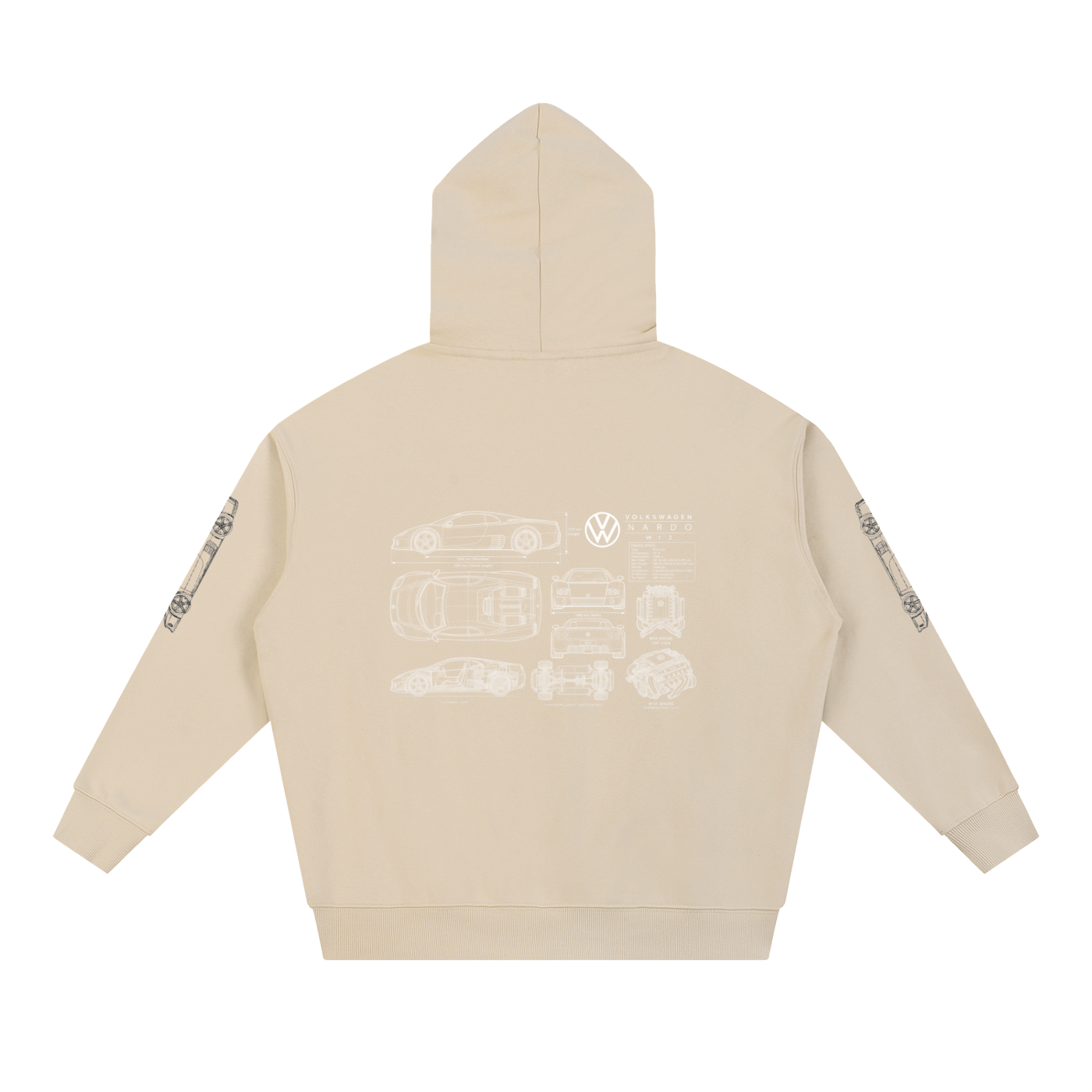 Volkswagen Nardo Blueprint Heavyweight Hoodie