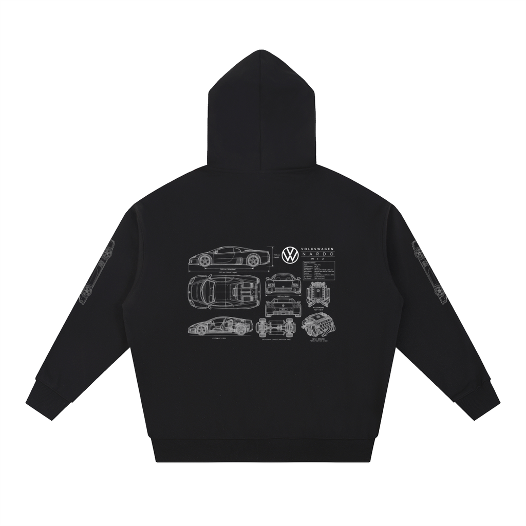 Volkswagen Nardo Blueprint Heavyweight Hoodie