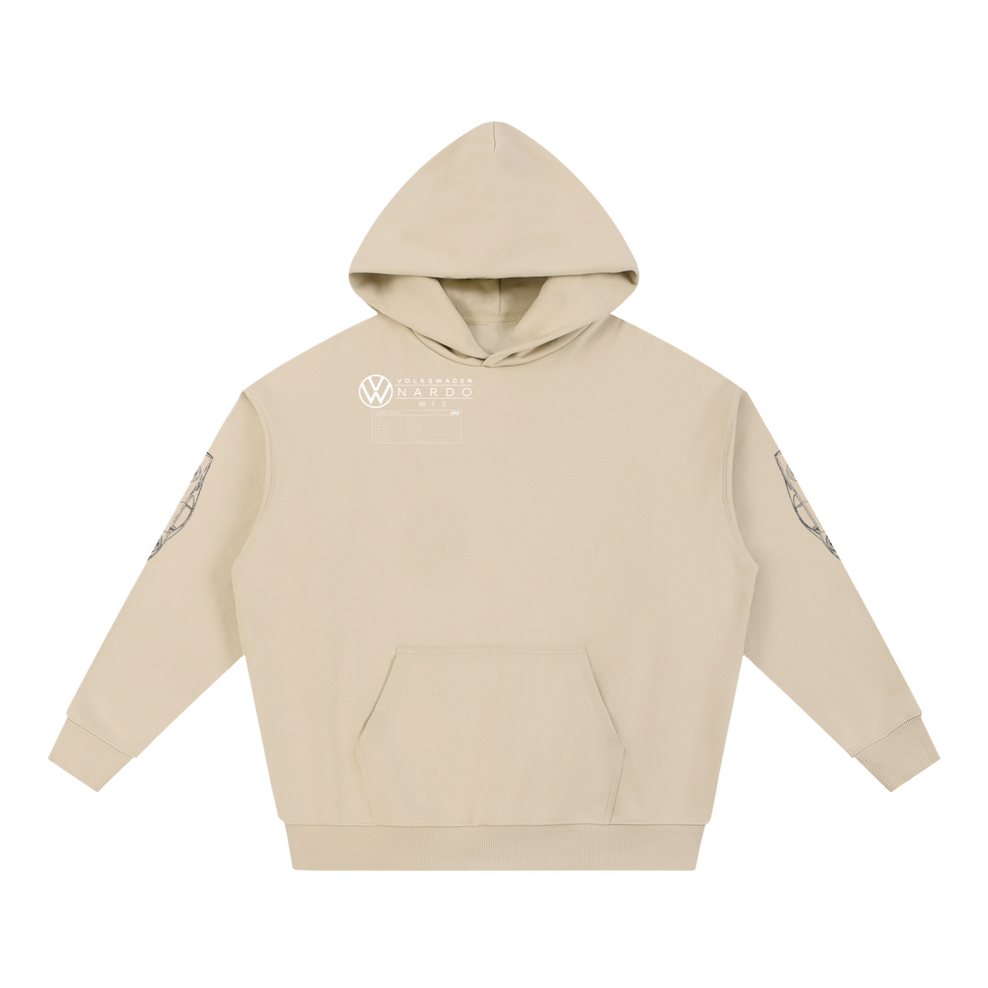 Volkswagen Nardo Blueprint Heavyweight Hoodie